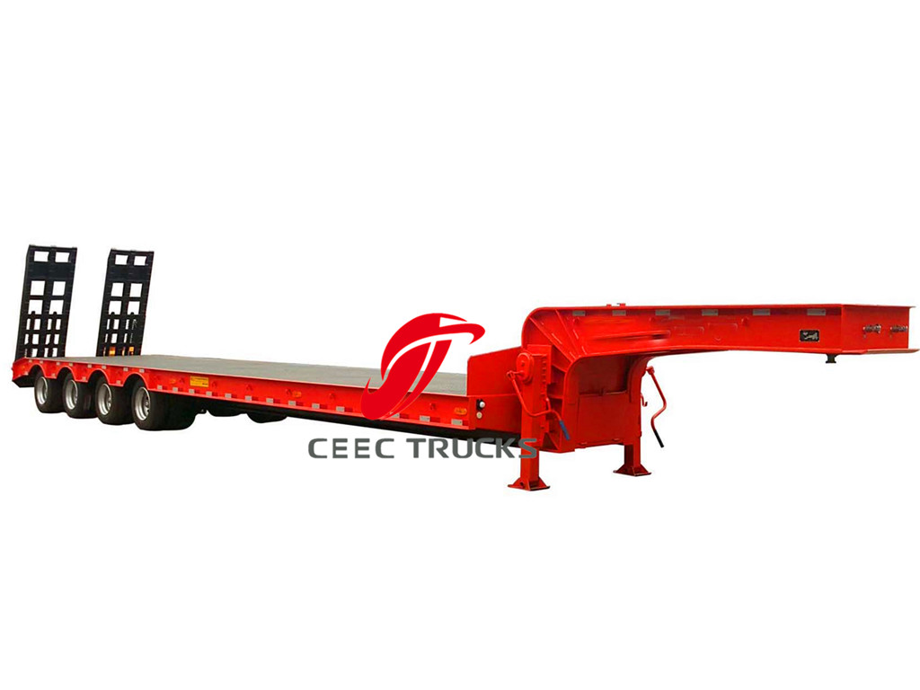 4 axle low bed semitrailers supplier
