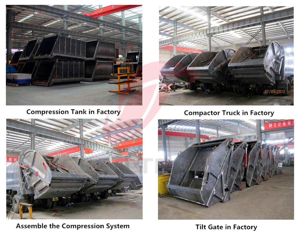 garbage compactor trucks factory