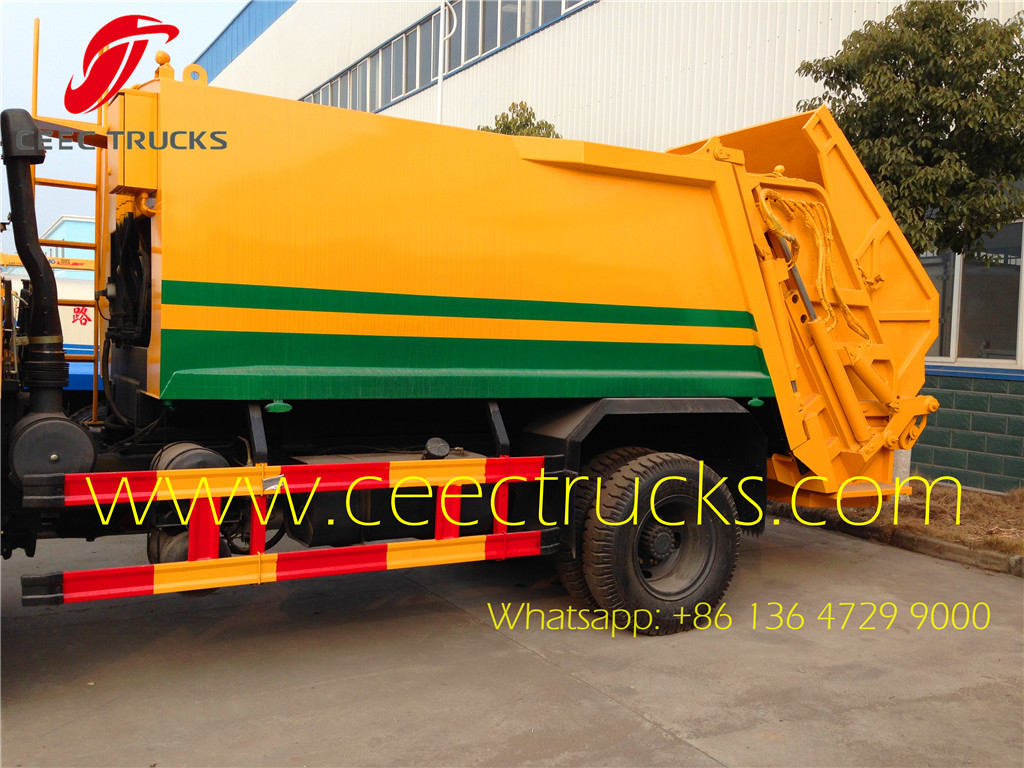Dongfeng 9000 liters compactor garbage trucks