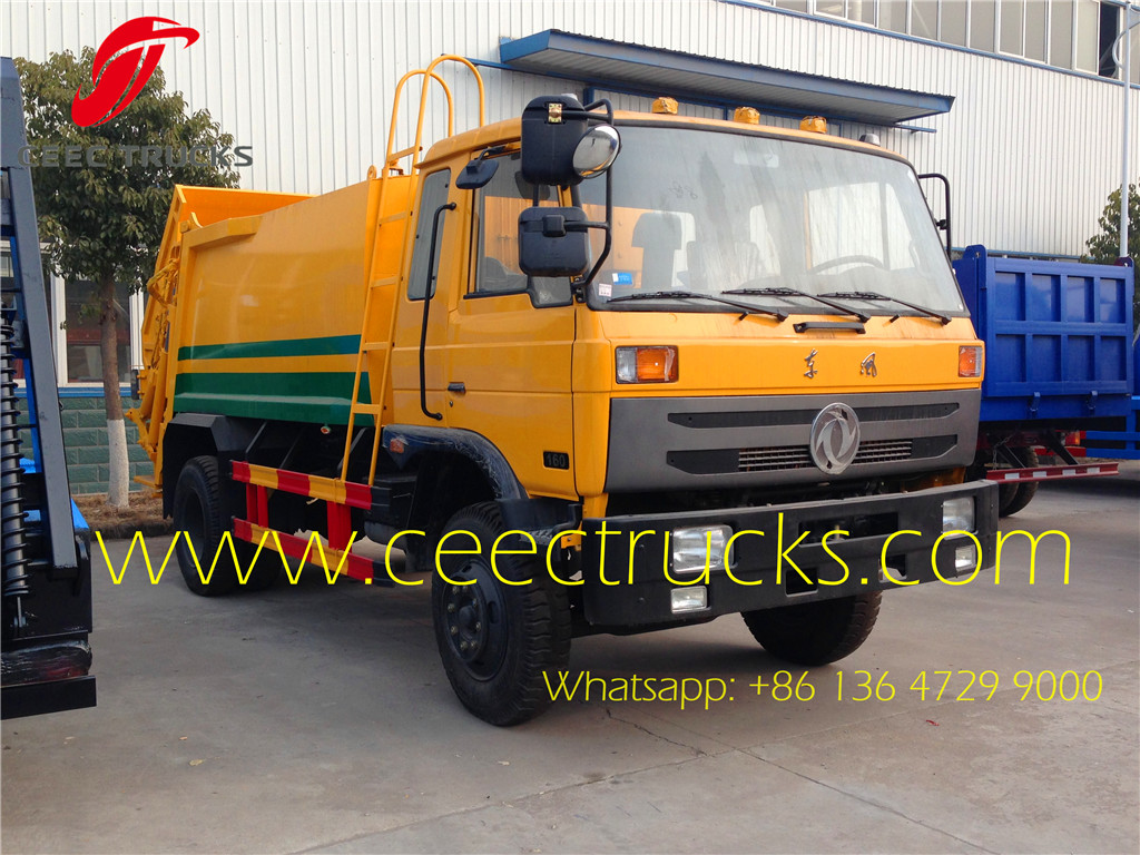 Dongfeng 9000 liters compactor garbage trucks
