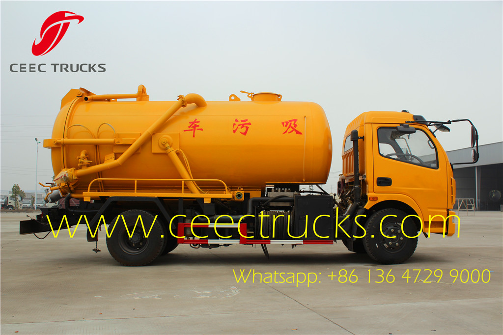 Dongfeng 6CBM vacuum trucks on sale