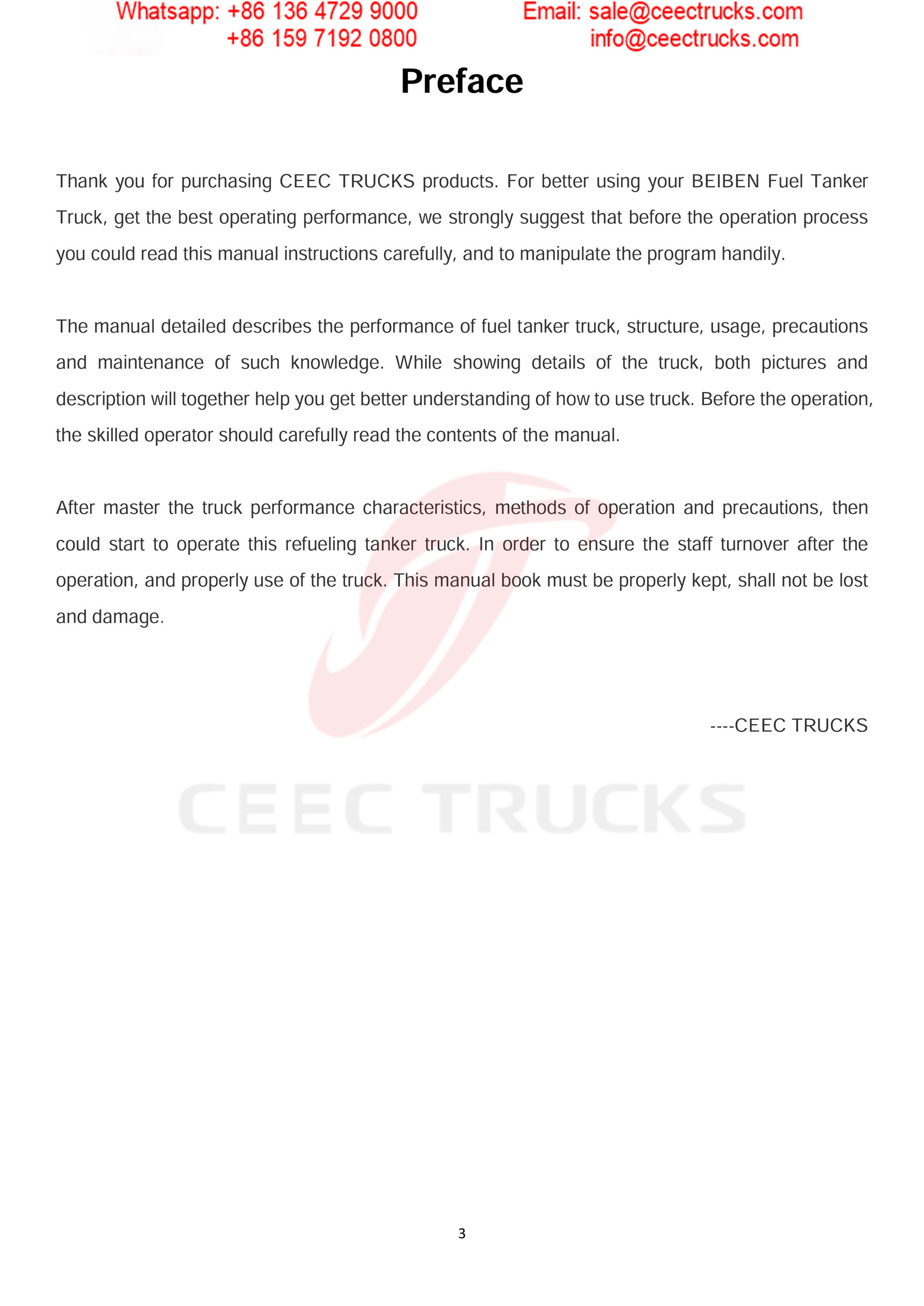 BEIBEN 2530 fuel tanker truck export Carribean Sea