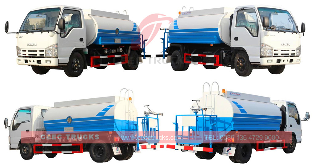 CEEC supply ISUZU 5CBM water tanker truck