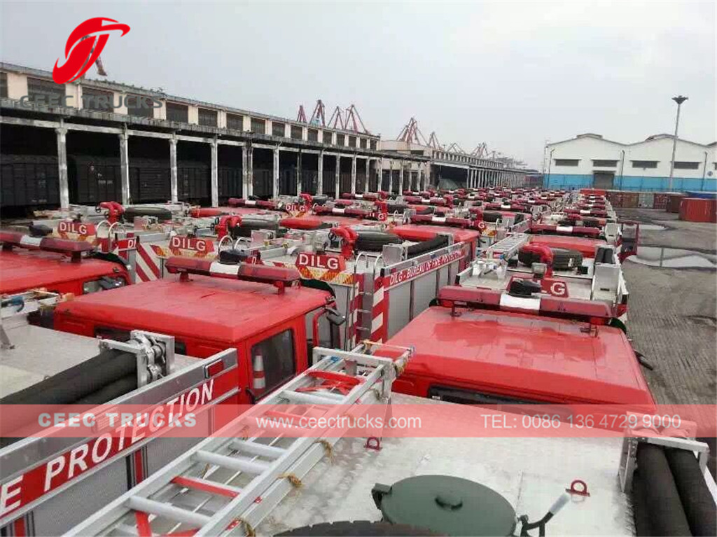 ISUZU firefighting truck export Philippine