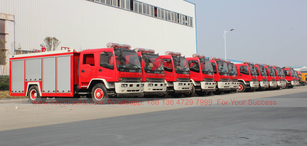 ايسوزو الشركة المصنعة شاحنة مكافحة الحرائق