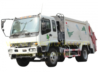 اليابان التكنولوجيا 12 cbm شاحنة القمامة الضاغطة