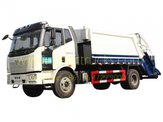 أعلى جودة faw 12 cbm شاحنة لجمع النفايات