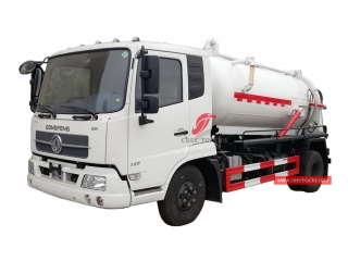 شاحنة صهريج شفط مياه الصرف الصحي 8000 لتر دونغفنغ-CEEC TRUCKS