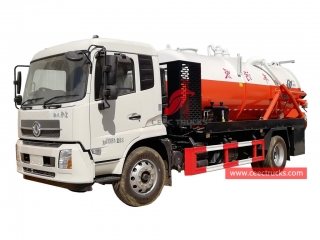 11000 لتر شاحنة شفط مياه الصرف الصحي دونغفنغ-CEEC TRUCKS