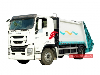 العلامة التجارية الجديدة ايسوزو جيجا 14cbm شاحنة ضاغط القمامة