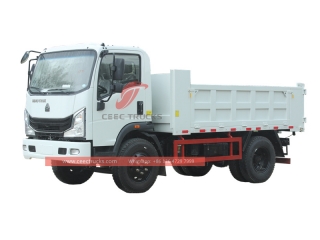 5 طن 4x2 HOWO شاحنات قلابة شاحنة قلابة مصنوعة في الصين