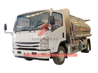 شاحنة نقل الوقود RHD ISUZU 190hp مصنوعة في الصين