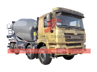 شاحنة خلط الخرسانة Shacman الثقيلة 380HP من الصين