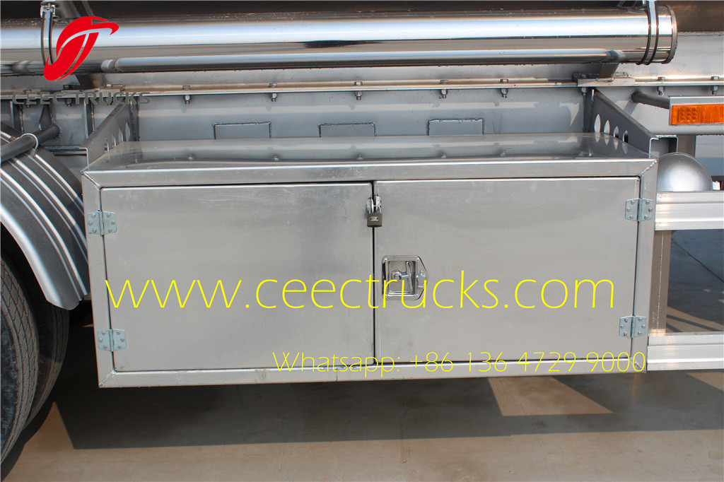 ceec produced fuel tanker semitrail storage box