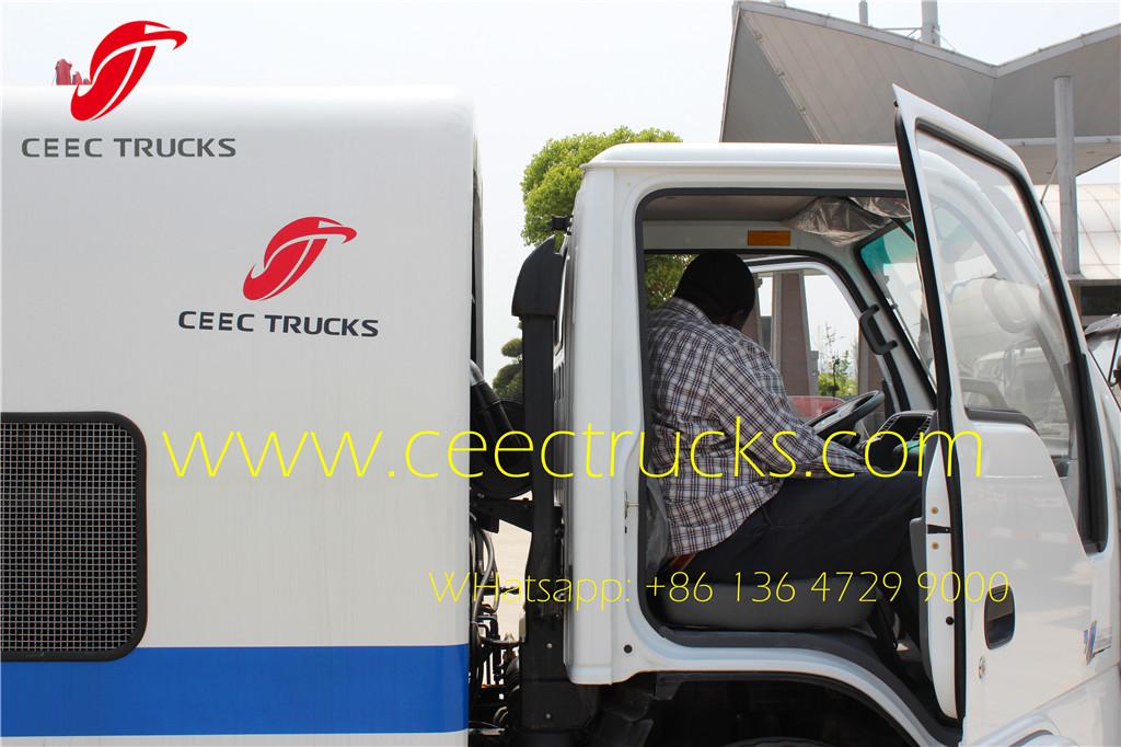 ISUZU 4 CBM road sweeper truck export nigeria