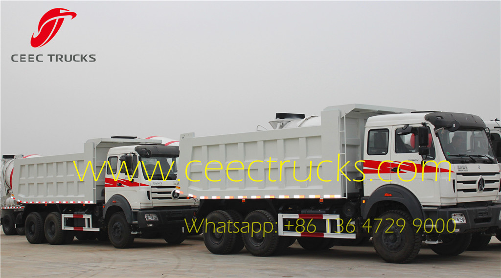 Beiben RHD dumper truck export Congo