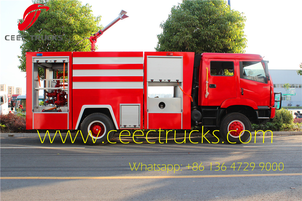 Faw firefighting trucks export Uganda