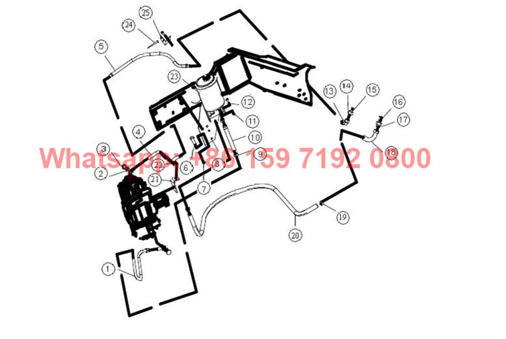 Genuine Beiben Steering box ZF8098