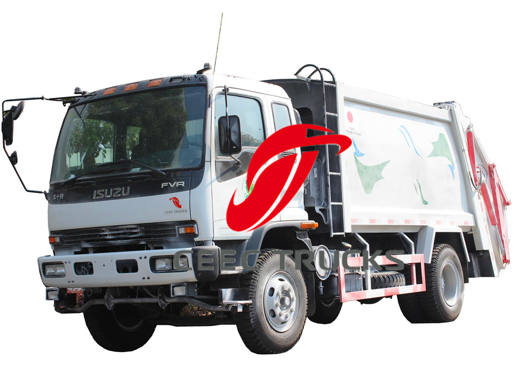 ISUZU 12 CBM rubbish collection compactor trucks