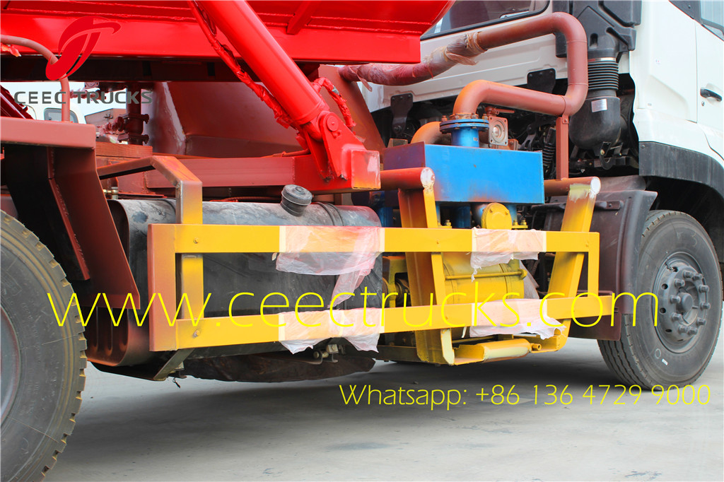 Dongfeng 18000liters vacuum suction tanker trucks vacuum pump system