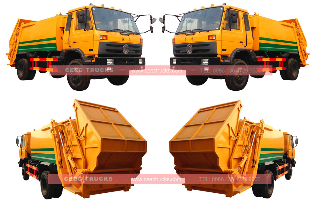 wholeview garbage compactor truck