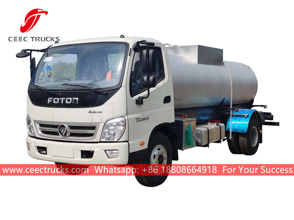 Stainless steel water truck