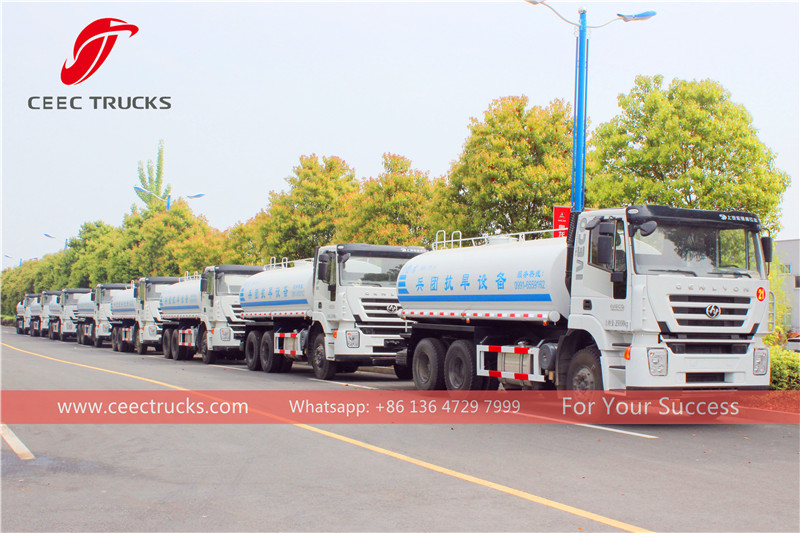 premium water bowser manufacturer, supply iveco water tanker truck, iveco sprinkler truck