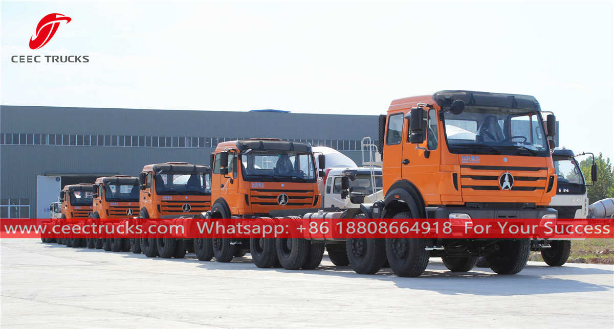 Beiben 8x4 heavy duty trucks for Africa