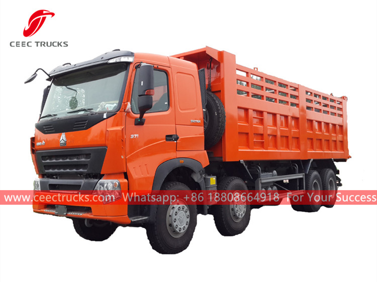 China HOWO A7 8×4 dump truck