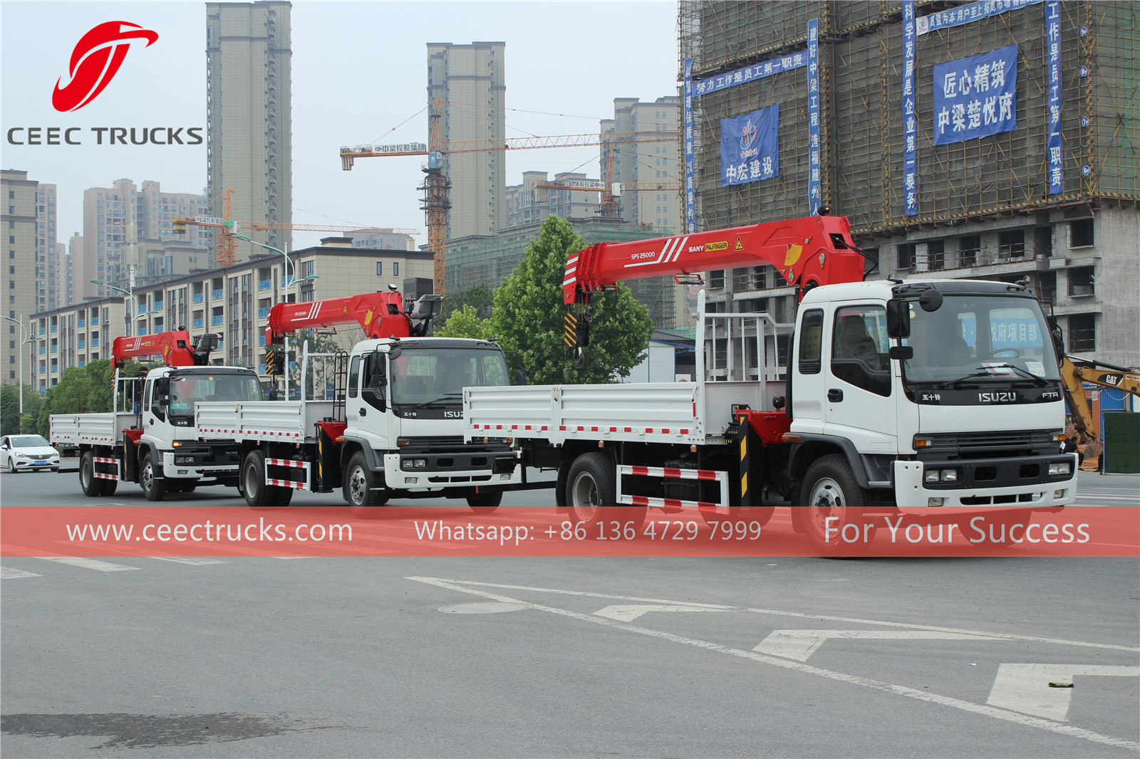 ISUZU 10tons palfinger crane truck in stock