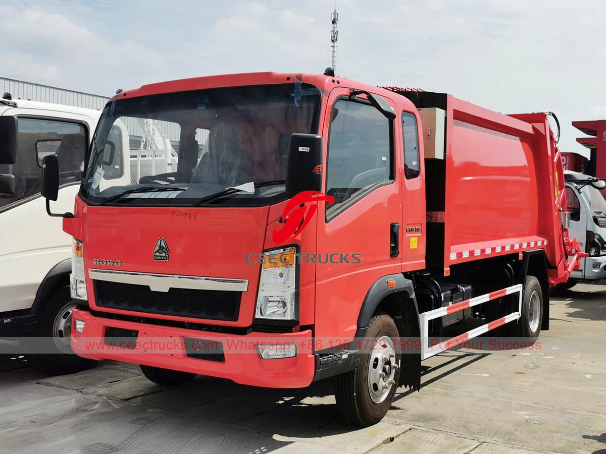 HOWO rear load bin truck