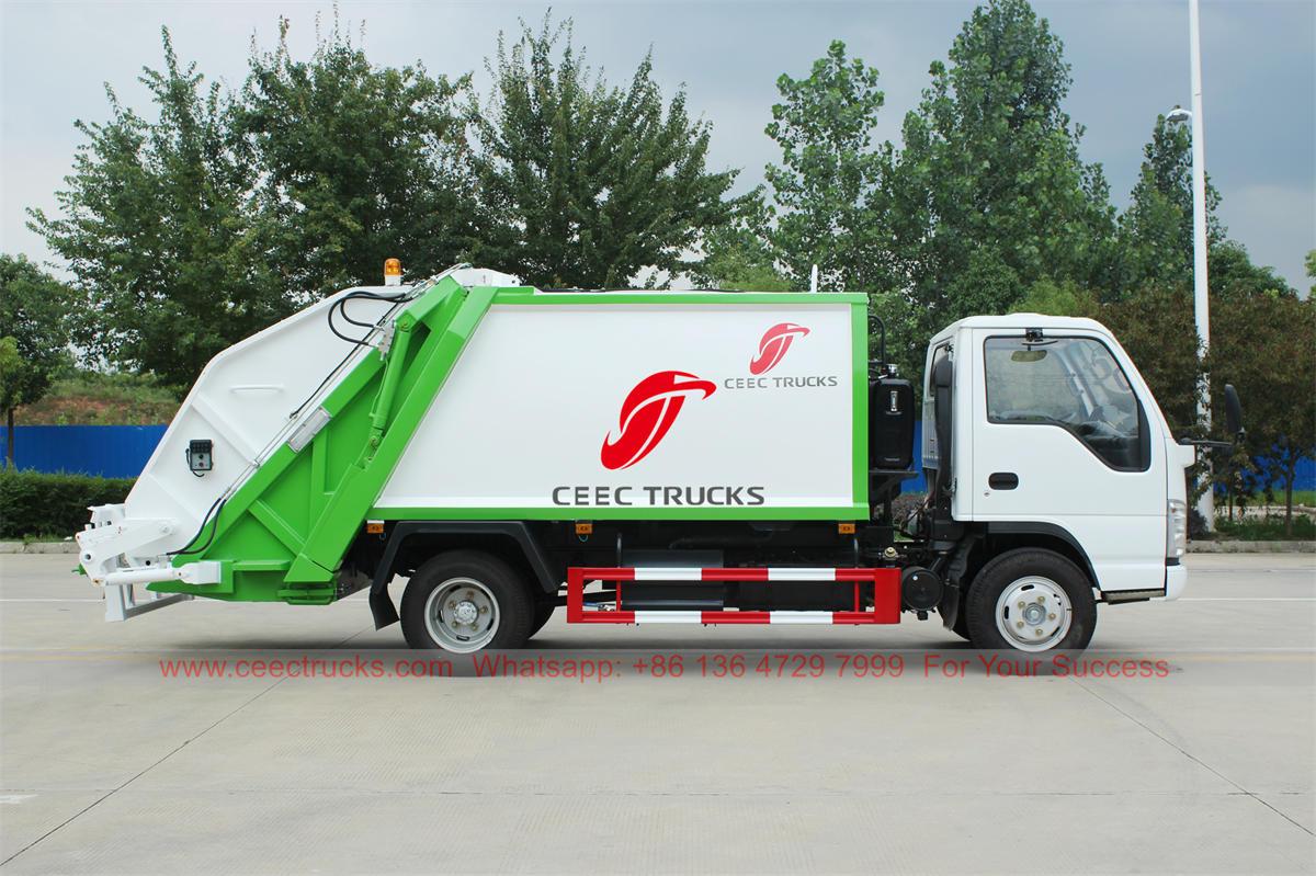 ISUZU 4Ã—2 rubbish compactor truck