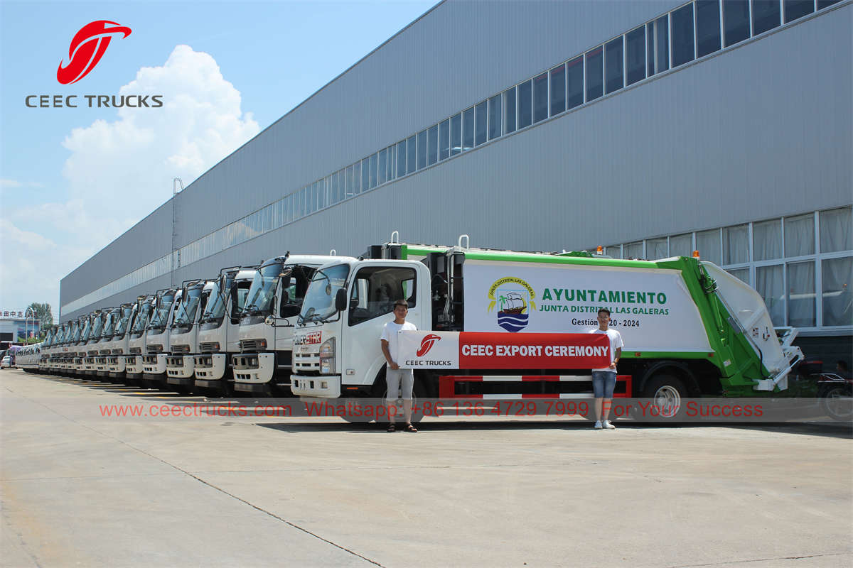 ISUZU garbage compactor truck manufacturer