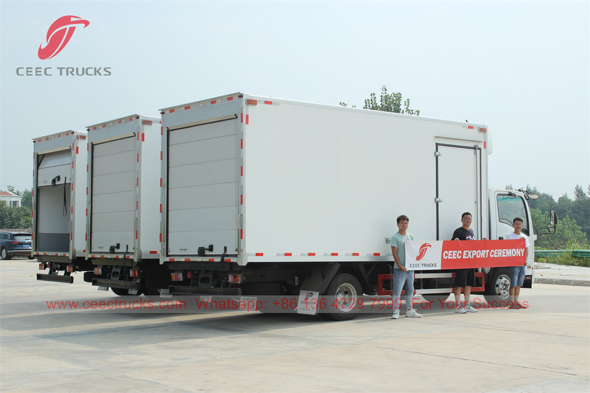 ISUZU 4×2 refrigerator box truck