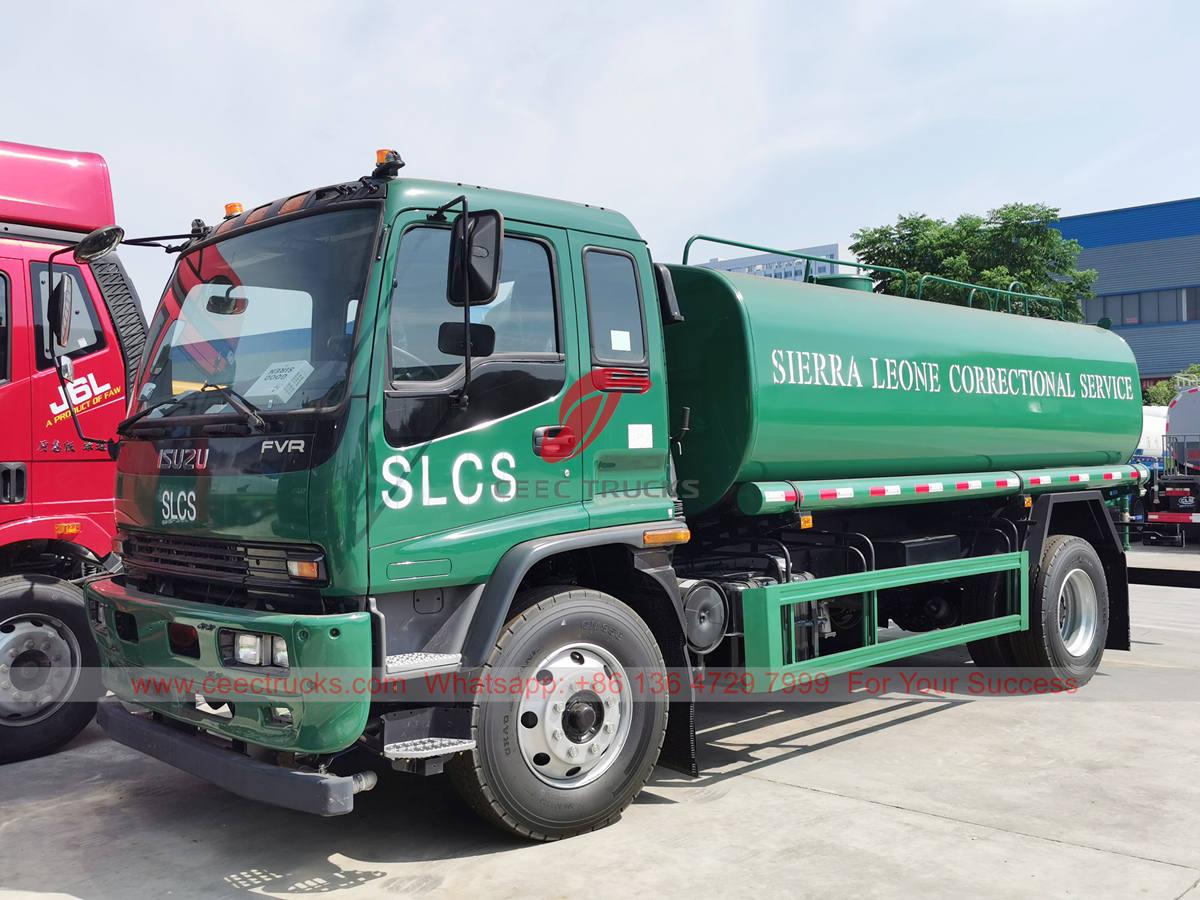 ISUZU FVR water tanker truck