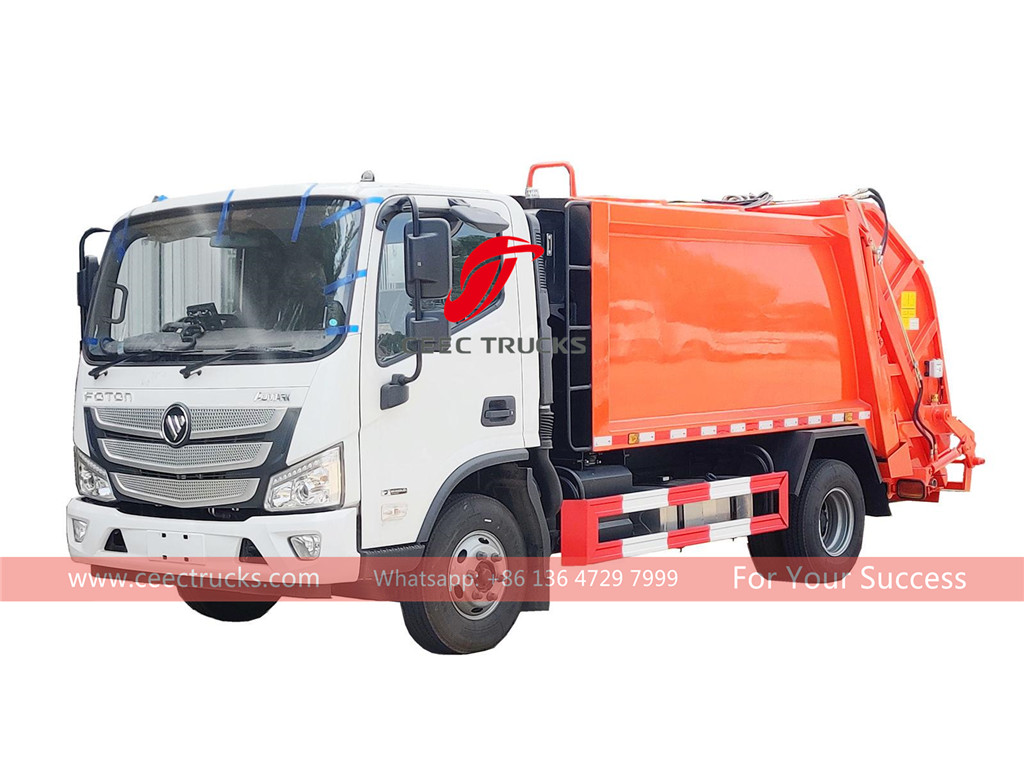 FOTON 6CBM Garbage Compactor Truck export to Gambia