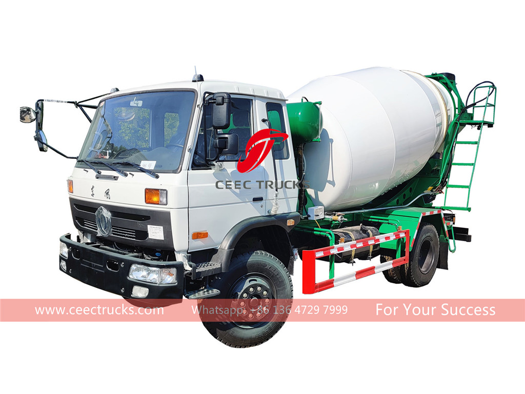 DONGFENG 6CBM concrete mixer truck for export Djibouti