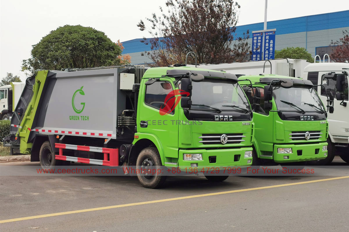 Factory price Dongfeng waste compression trucks for sale