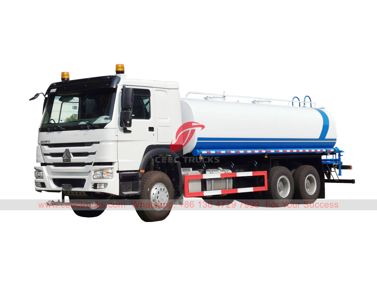 HOWO 10 wheeler water tanker truck