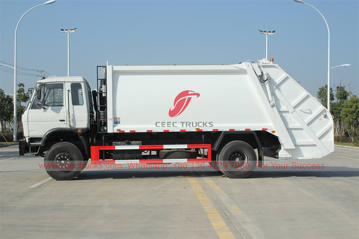 شاحنة ضاغطة النفايات المخصصة دونغفنغ 14 تدابير بناء الثقة