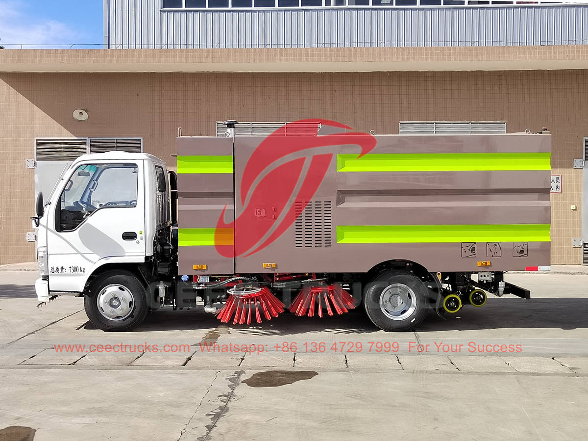 ISUZU city street sweeper truck for sale