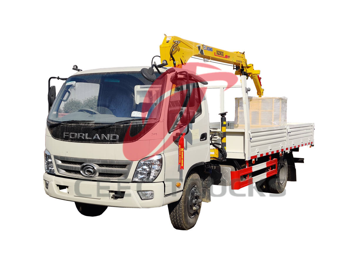 FOTON RHD truck mounted crane