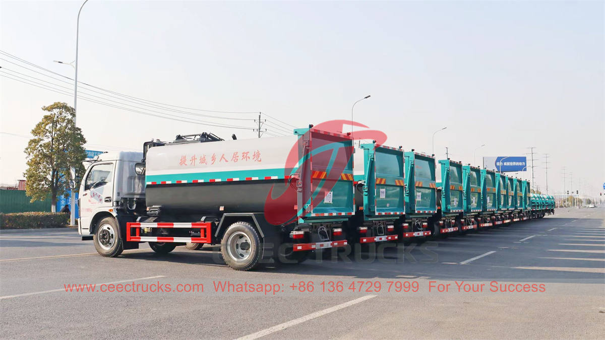 شاحنات جمع النفايات Dongfeng من شاحنات CEEC