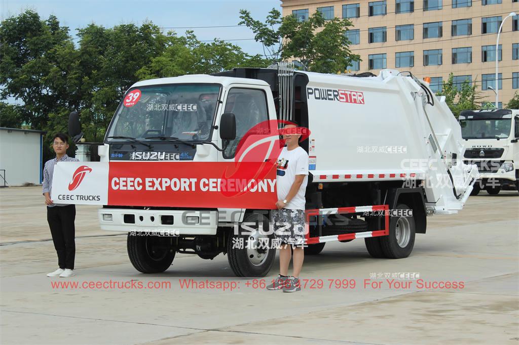 Brand new ISUZU 130HP 4Ã—4 off-road garbage compactor truck for sale