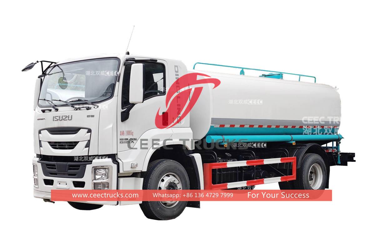 تخصيص شاحنة رش المياه ايسوزو جيجا 6 ويلر للبيع