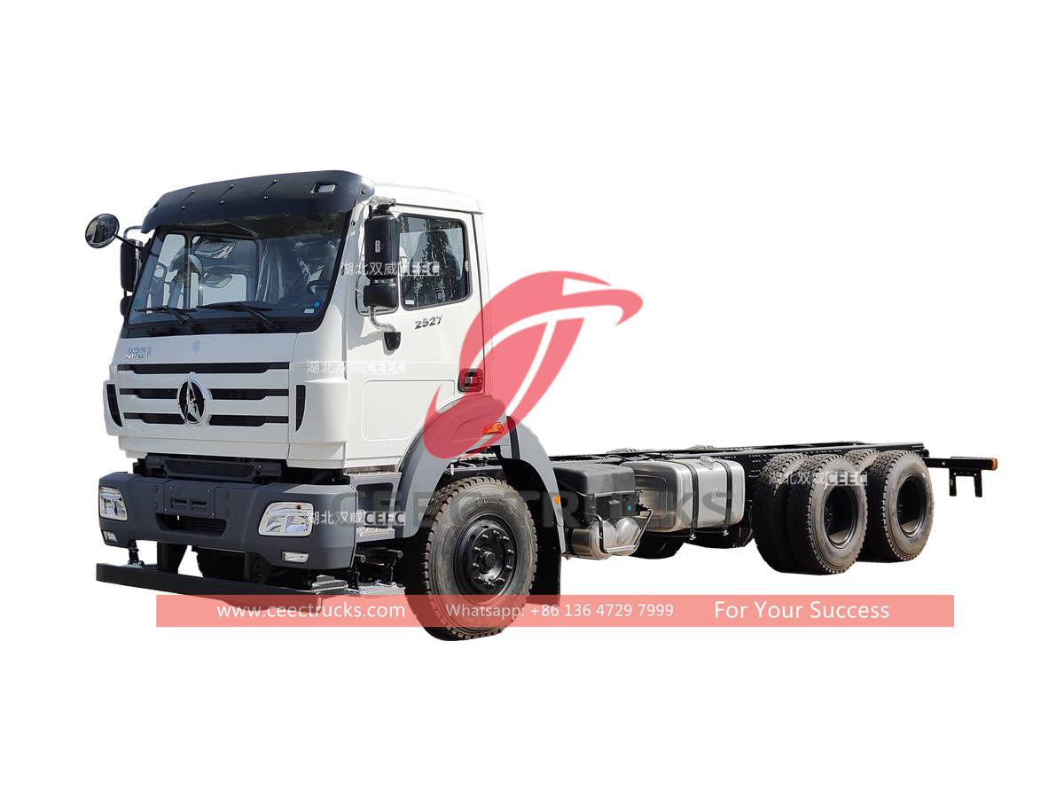 بيع هيكل Beiben 6 × 4270HP لشاحنة قلابة