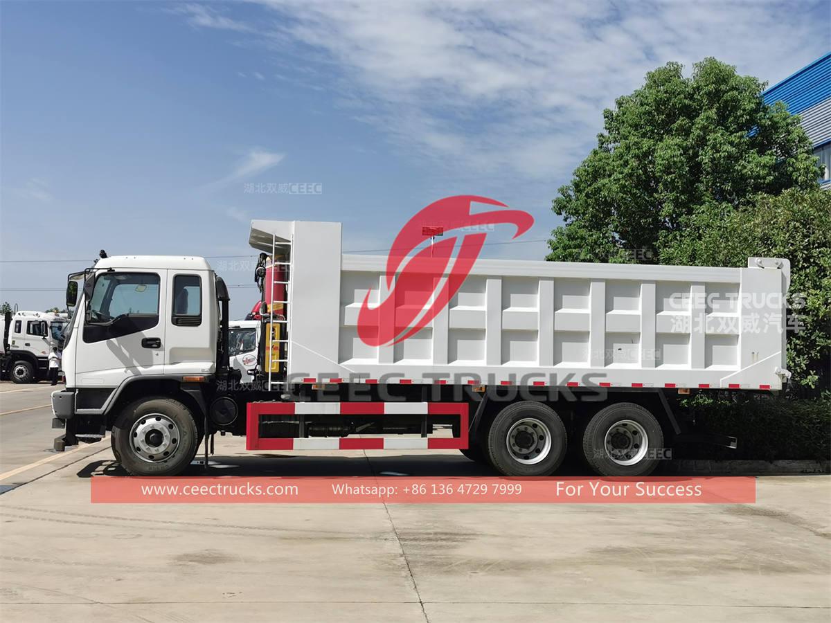 Hot selling ISUZU 10 wheeler tipper trucks at best price