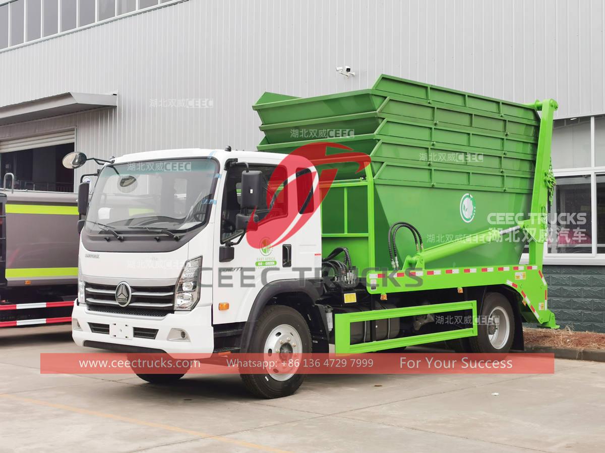 SINOTRUK 4Ã—2 single bin dumper placer for sale