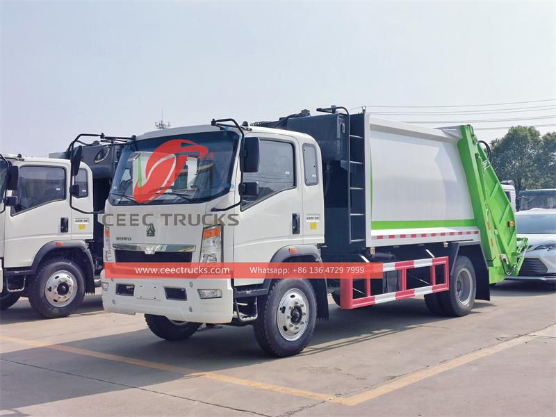 SINOTRUK 8CBM garbage compactor truck