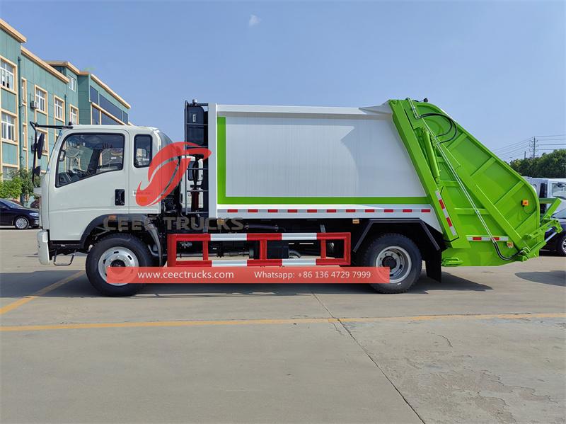 SINOTRUK 8CBM garbage compactor truck